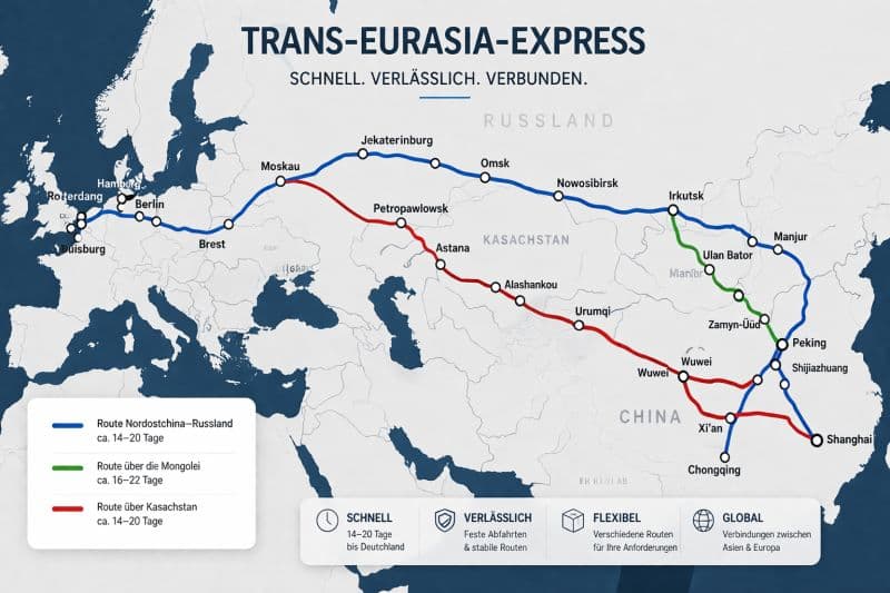Supply Chains Under Pressure: New Silk Road Gains Importance Grafik