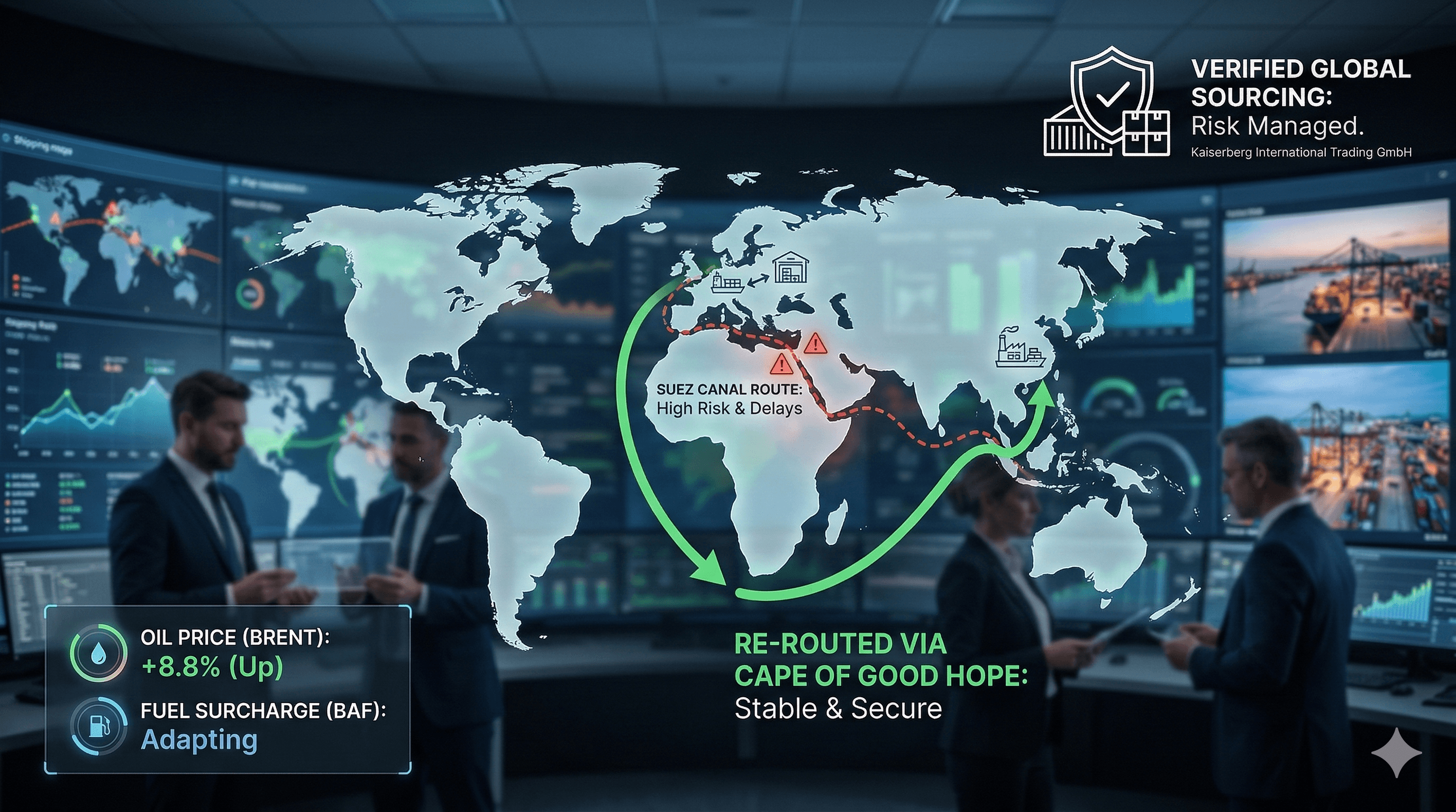 Lagebericht zur See- und Luftfracht (März 2026) Grafik